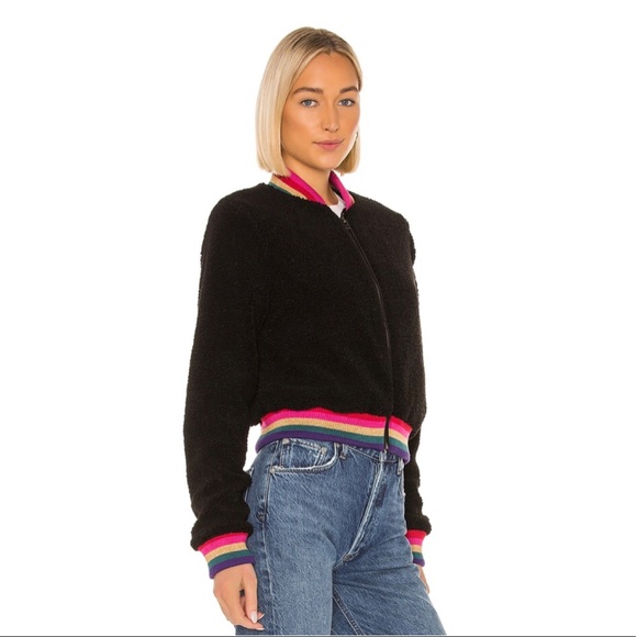 Spiritual Gangster SG Faux Furry Bomber Jacket - Picture 3 of 8